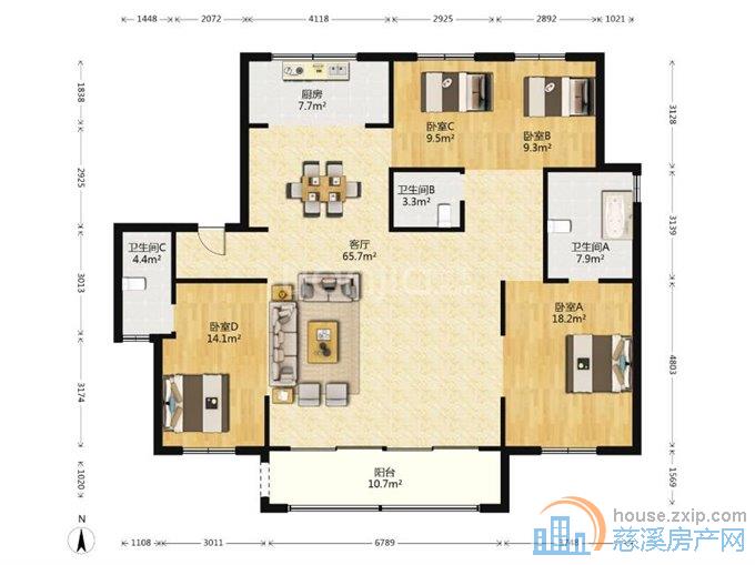 特价慈澜府洋房183平290万