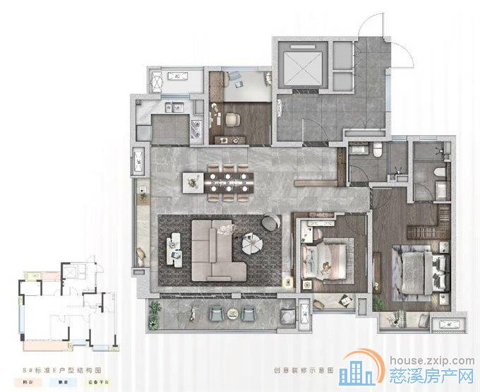 天安浔筑 带露台140平方195万无双税