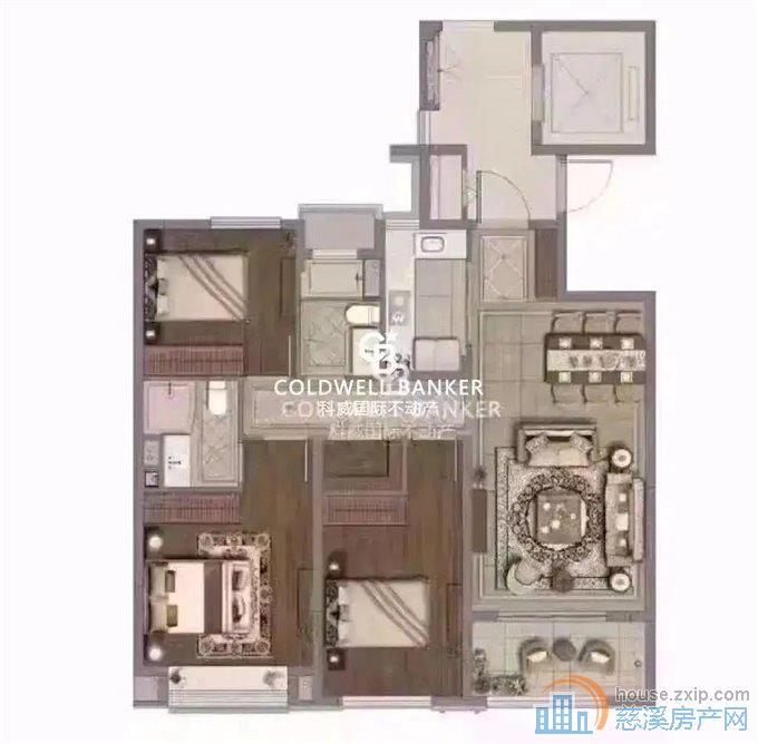 中海湖心半岛101平175万中楼层