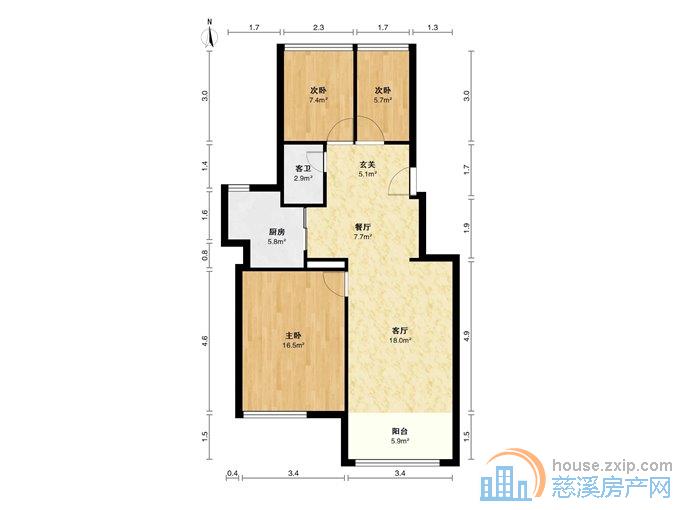 保利银杏小镇88平115万精装修