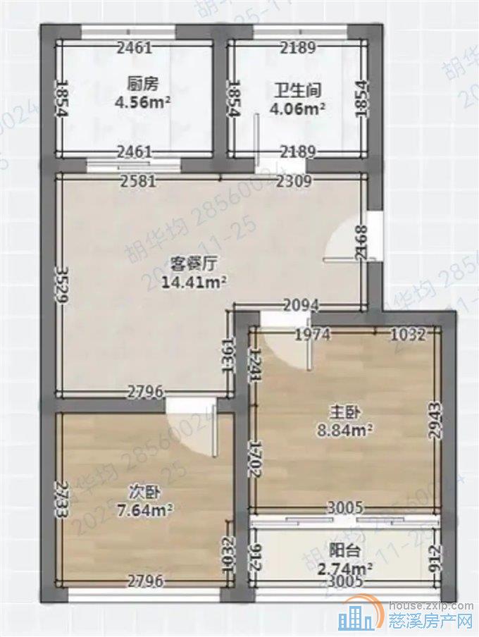 印染厂宿舍74平83万精装修