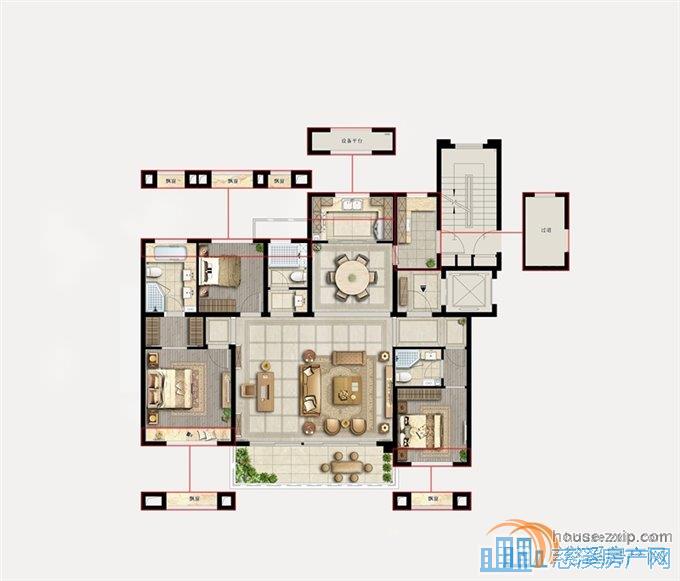 俯院江南143平高7层洋房，东边套精装修