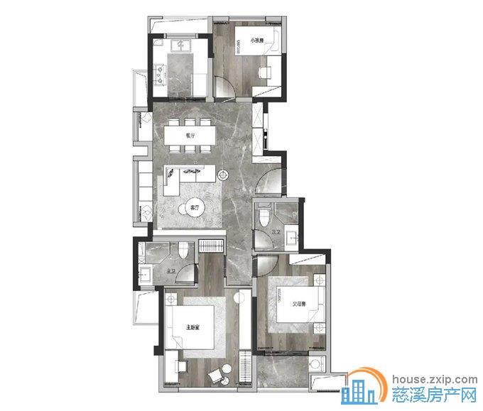 芳满庭 98平 洋房100万 黄金楼层