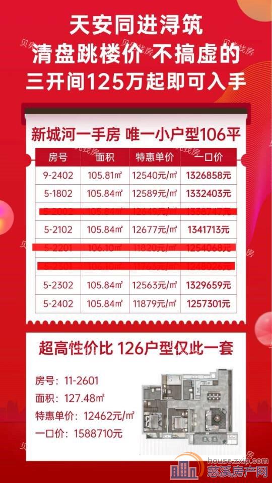 天安浔筑106平方
