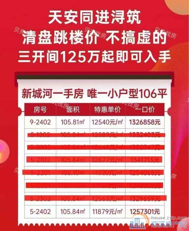 天安浔筑106平,