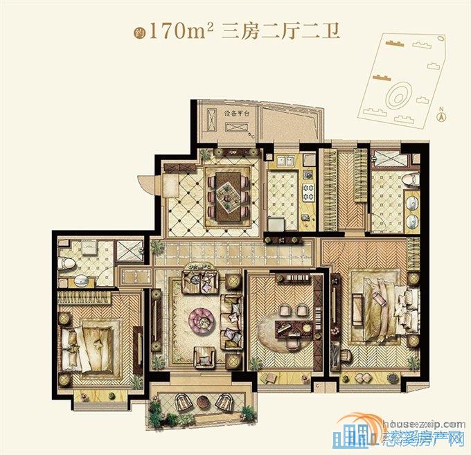 悦城玖号花园 黄金楼层带2车位