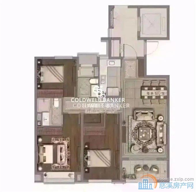 中海湖心半岛花苑 精装带车位