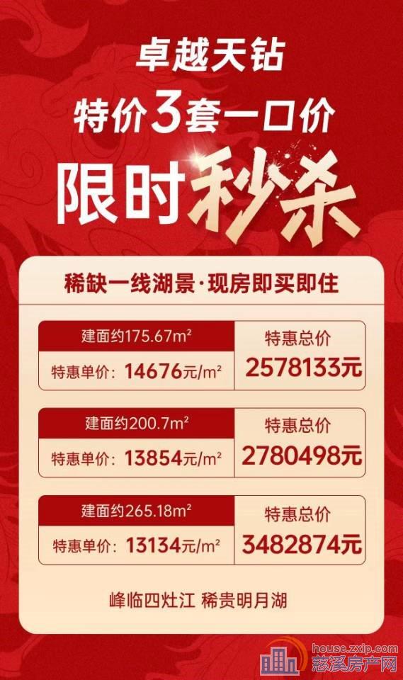 卓越天钻 特惠一口价单价13xxx