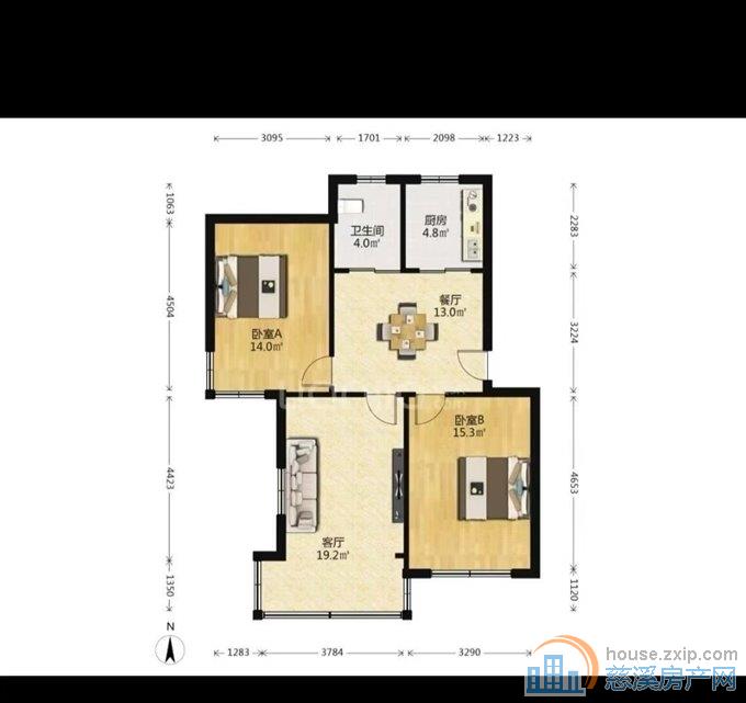  吉祥新村4楼87平+储物间精装68万