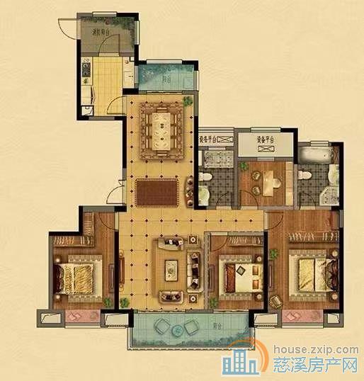 吾悦C区168平➕车位238万