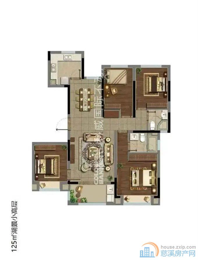 中海湖心半岛花苑