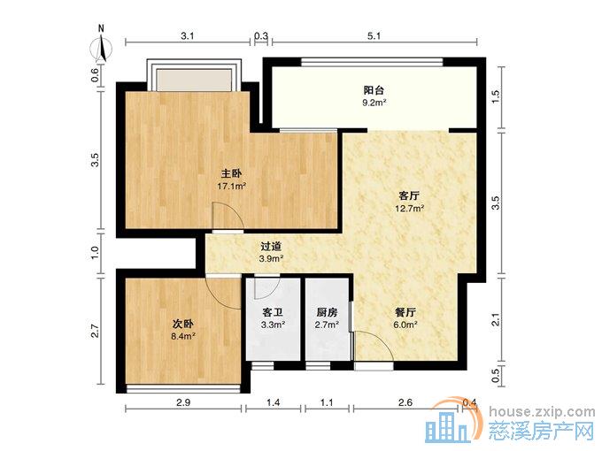 红星天铂佳苑93平99.8万精装保养好