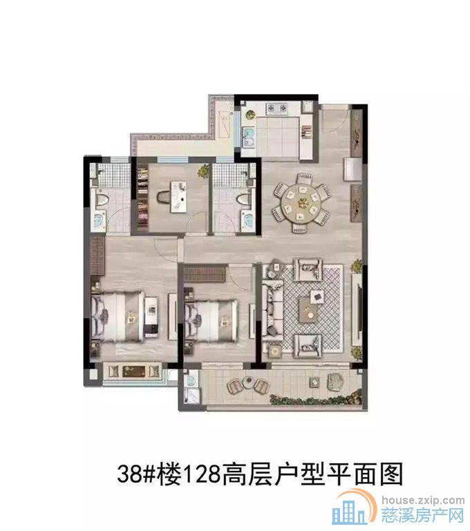 湖樾云著 毛坯129平方168万低楼层