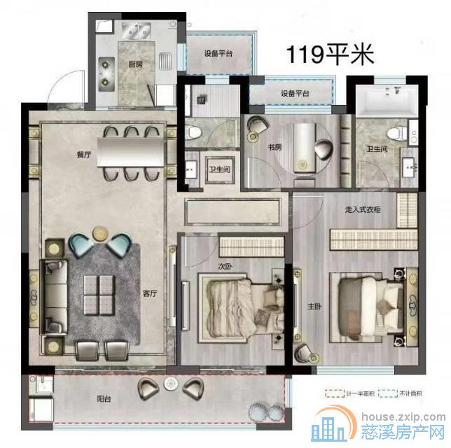 红星檀府西区楼层佳119.32平185万